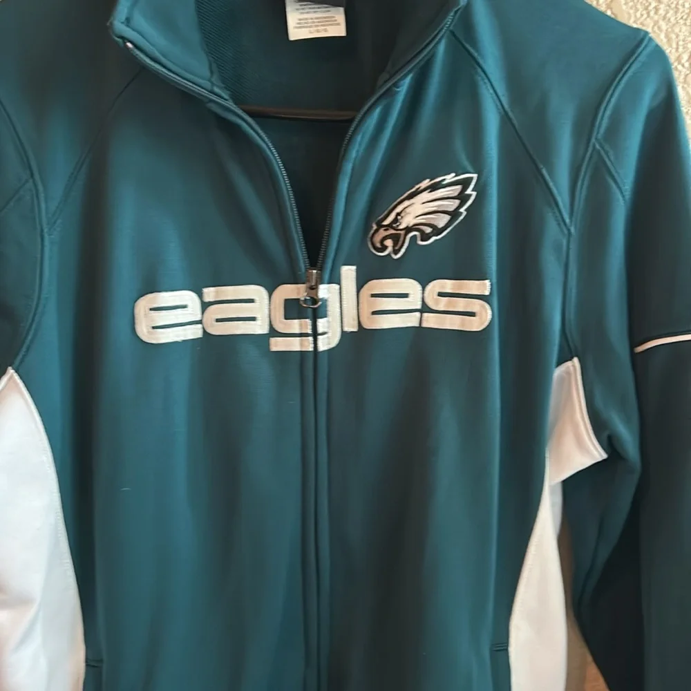 Philadelphia Eagles NFL Team Apparel Women's Green Jacket - Picture 3 of 5
